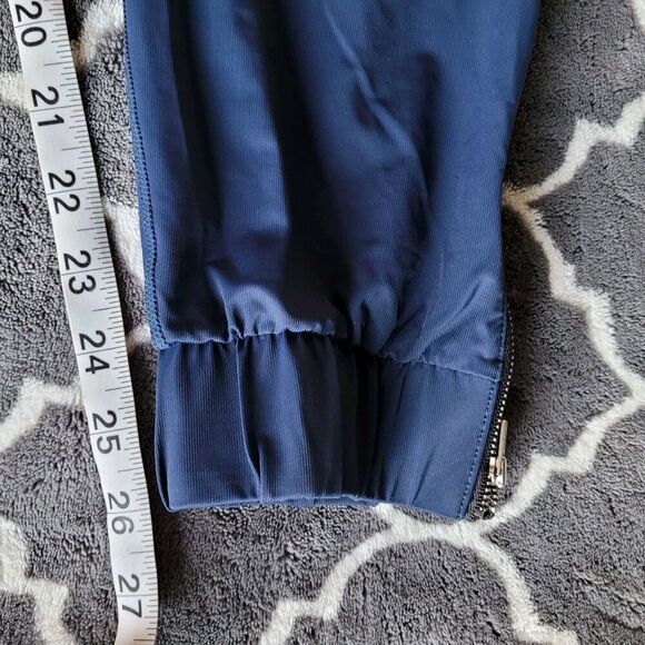 Zyia Active Womens Unwind Jogger Size Medium Navy Blue Athletic Casual Pockets - Picture 6 of 9